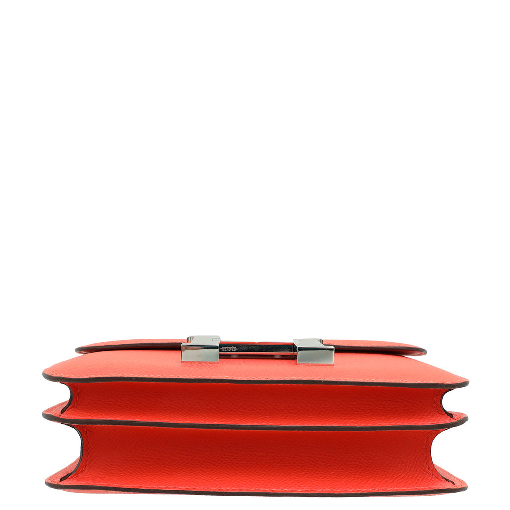 Hermes Orange Field Constance III Re-Edition Mini Bag