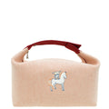 Hermes Terracotta Bride-A-Brac Cabriole Herringbone Large Case Pouch