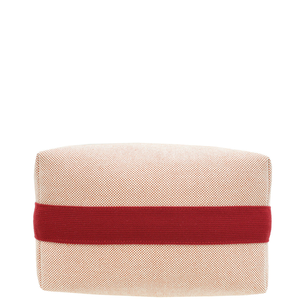 Hermes Terracotta Bride-A-Brac Cabriole Herringbone Large Case Pouch