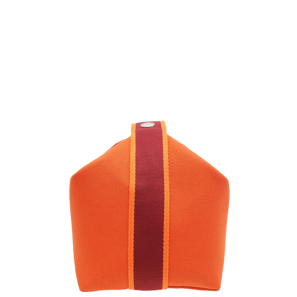 Hermes Orange Feu Bride-a-Brac Large Case