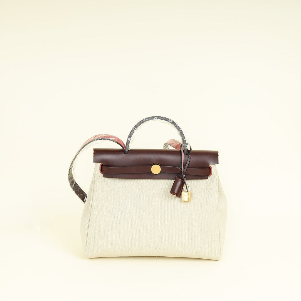 Hermes Bicolor Retourne Herbag Zip 31 PM Bag