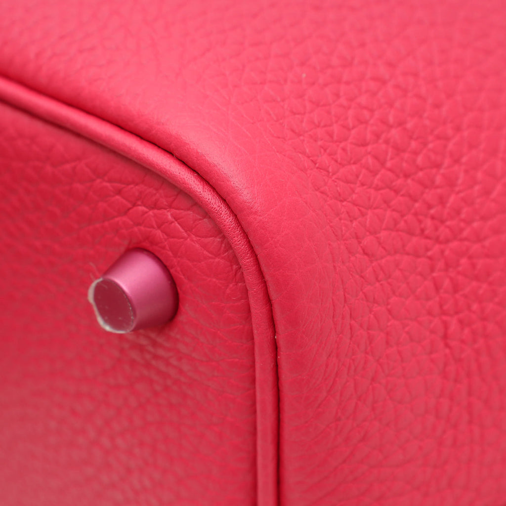 Hermes Rose Mexico Monochrome Picotin Lock 18 Bag