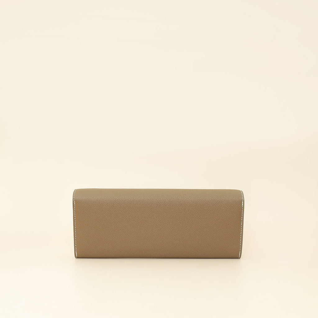 Hermes Etoupe Glacier Maillon To Go Wallet