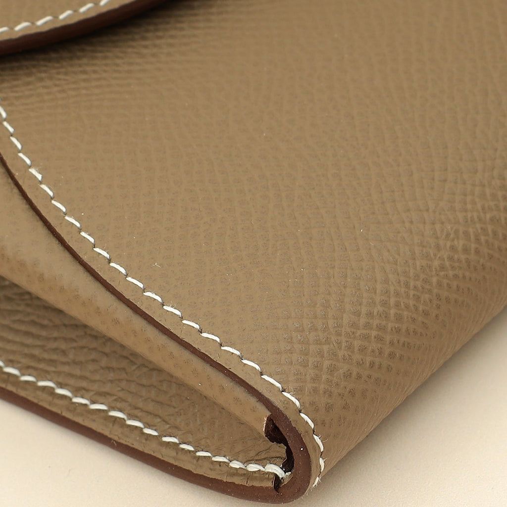 Hermes Etoupe Glacier Maillon To Go Wallet