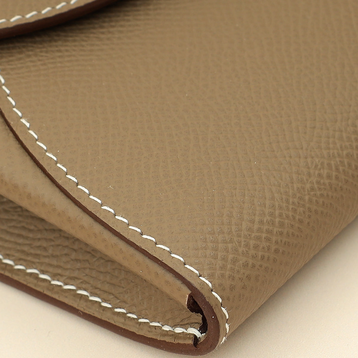 Hermes Etoupe Glacier Maillon To Go Wallet
