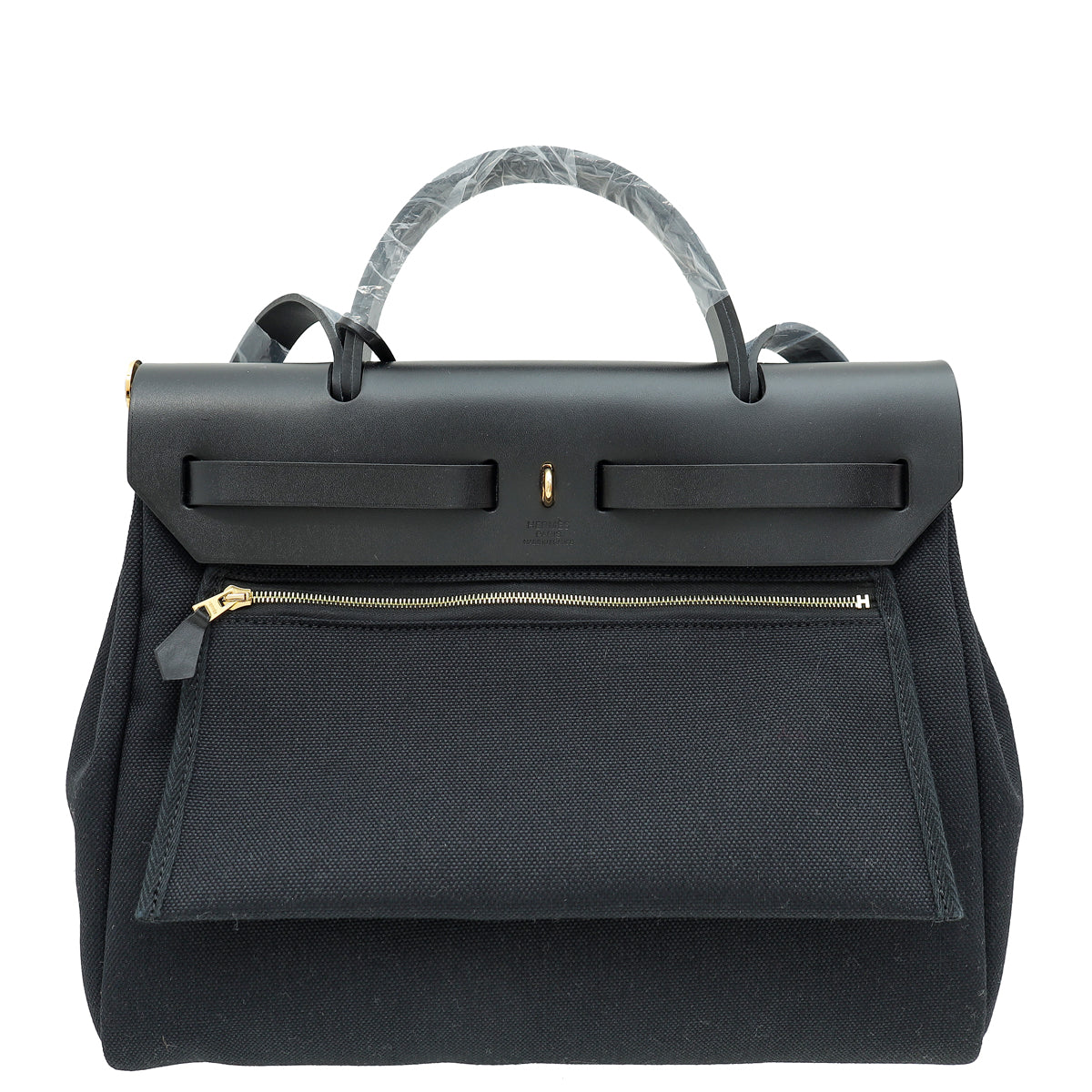 Hermes Noir Herbag Zip 31 PM Bag