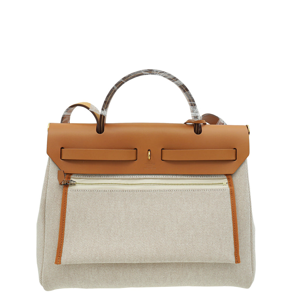 Hermes Tricolor Vache Hunter Chaine D'Ancre Herbag 31 PM Bag
