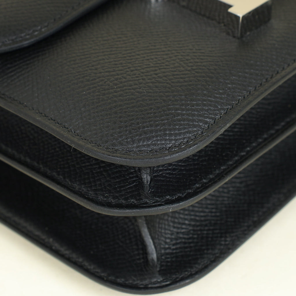 Hermes Noir Constance III 18 Mini Bag