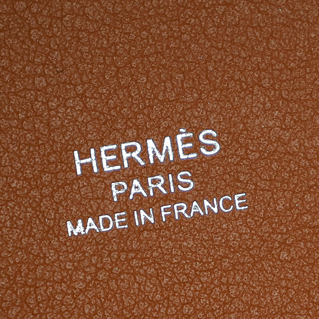 Hermes Bicolor Cabas H en Biais 27 Toile H Swift Bag