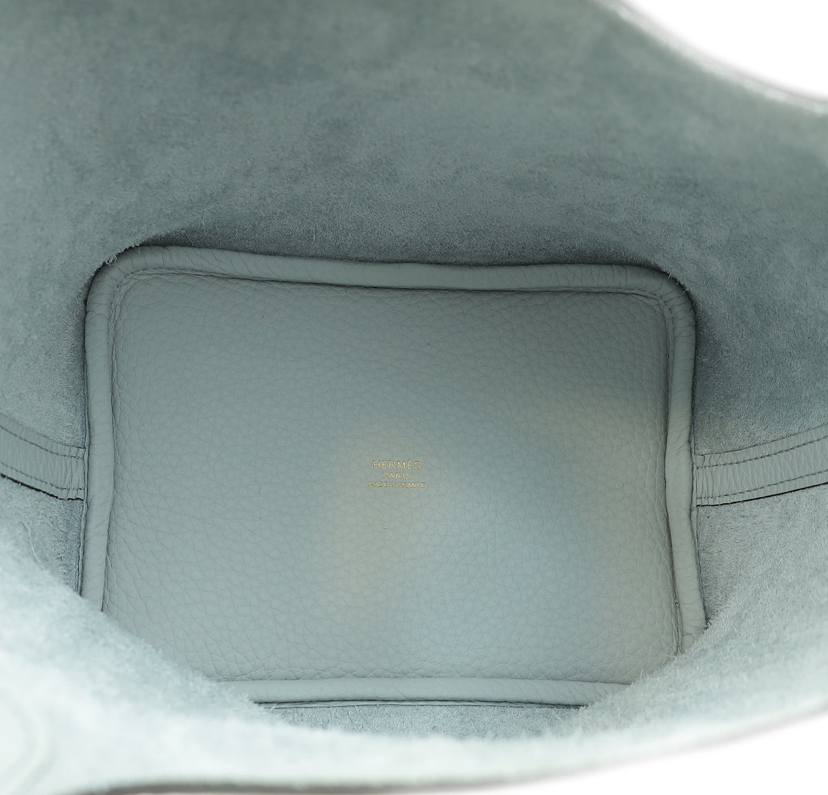 Hermes Bleu Pale Picotin Lock 18 Bag