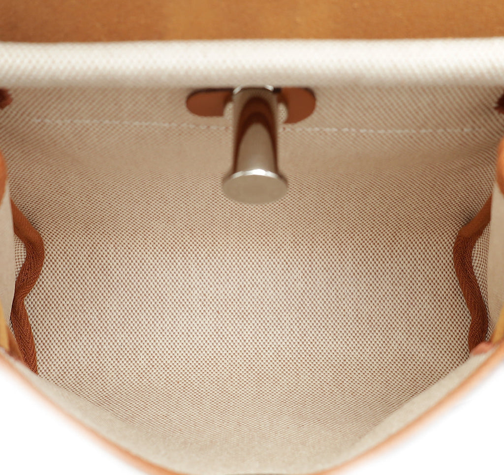 Hermes Gold H Herbag Zip 20 Bag