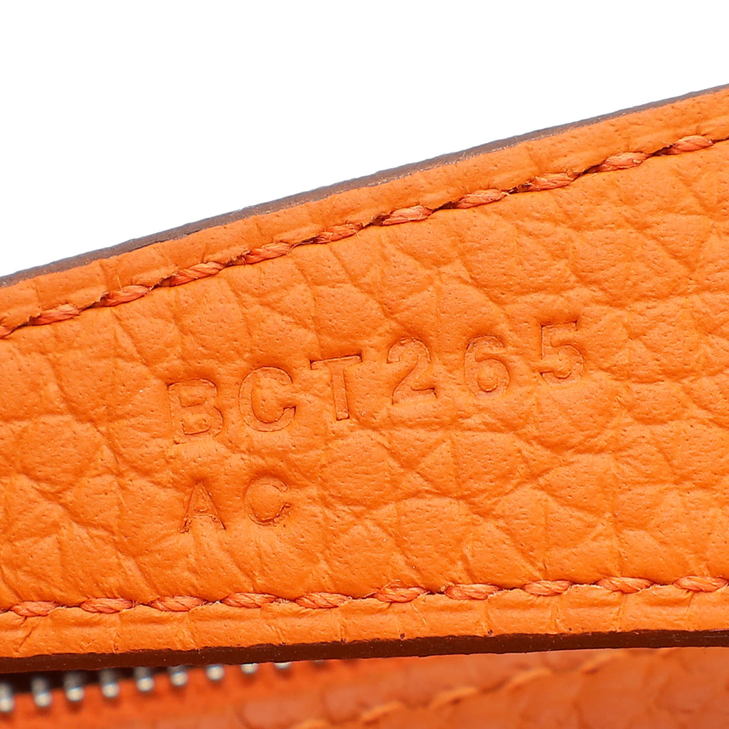 Hermes Orange Lindy 26 Bag