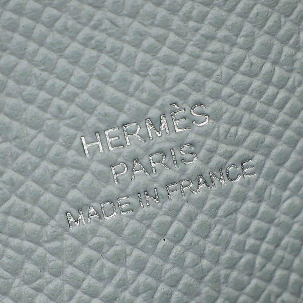 Hermes Bleu Glacier Maillon To Go Wallet