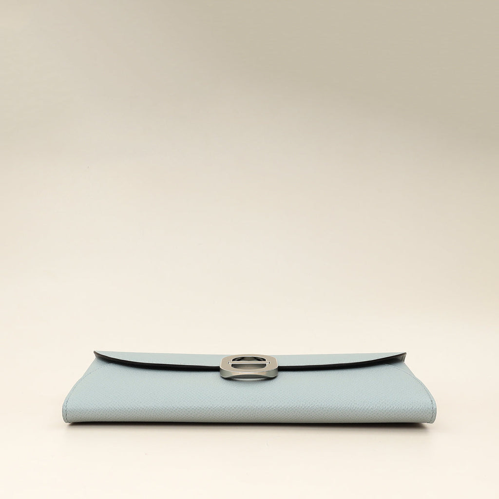 Hermes Bleu Glacier Maillon To Go Wallet