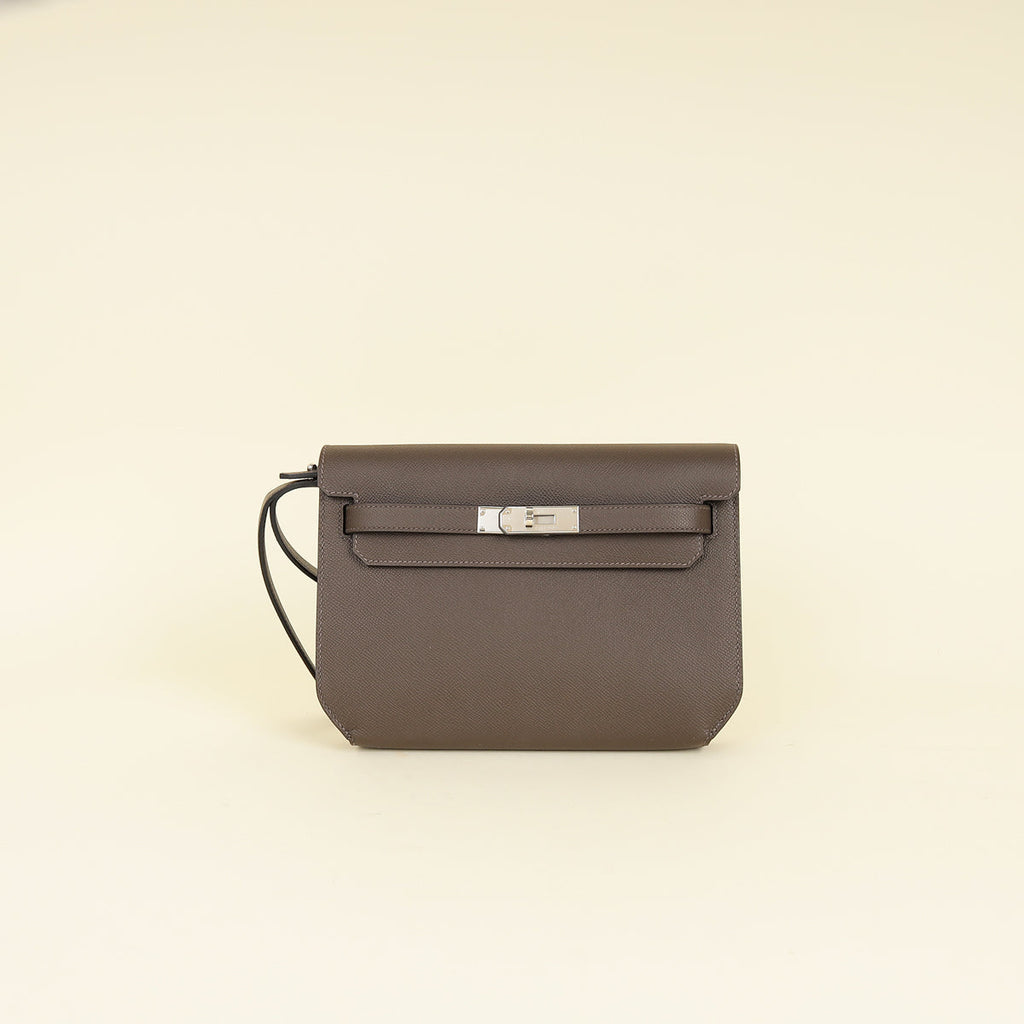 Hermes Ecorce Kelly Depeches 25 Pouch