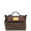 Hermes Bicolor Evercolor Matte Alligator Touch Verso 24/24 21 Bag