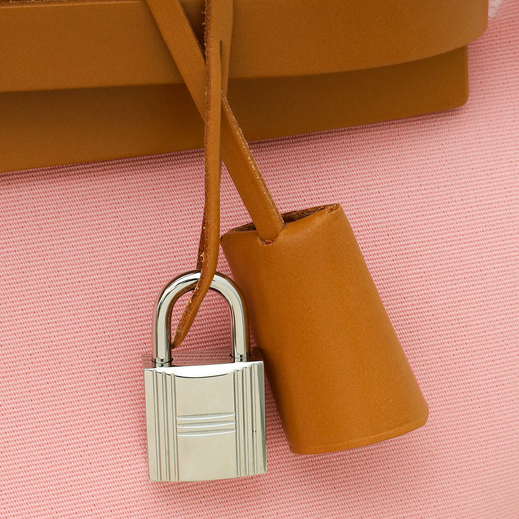 Hermes Bicolor Vache Hunter Toile Herbag Zip 31 Sellier Bag