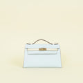 Hermes Bicolor Horseshoe Stamp Kelly Pochette