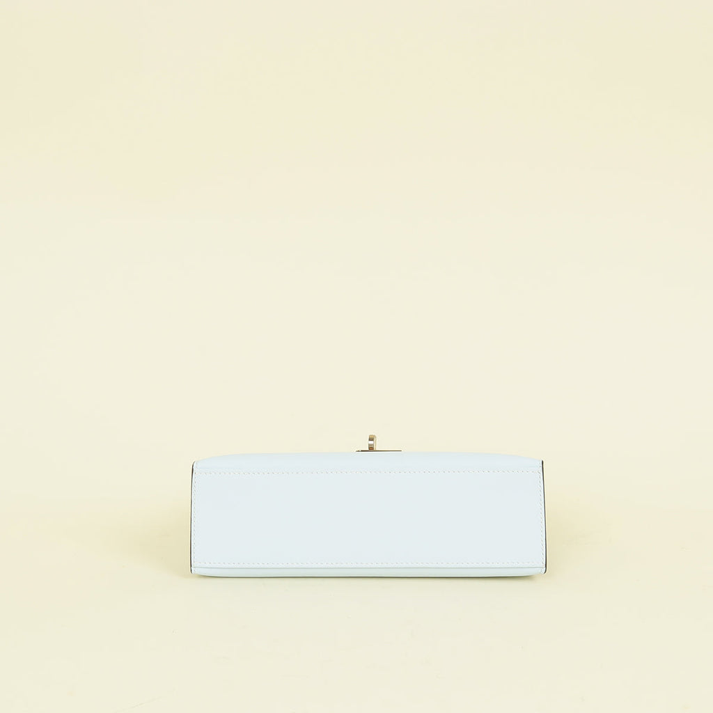 Hermes Bicolor Horseshoe Stamp Kelly Pochette