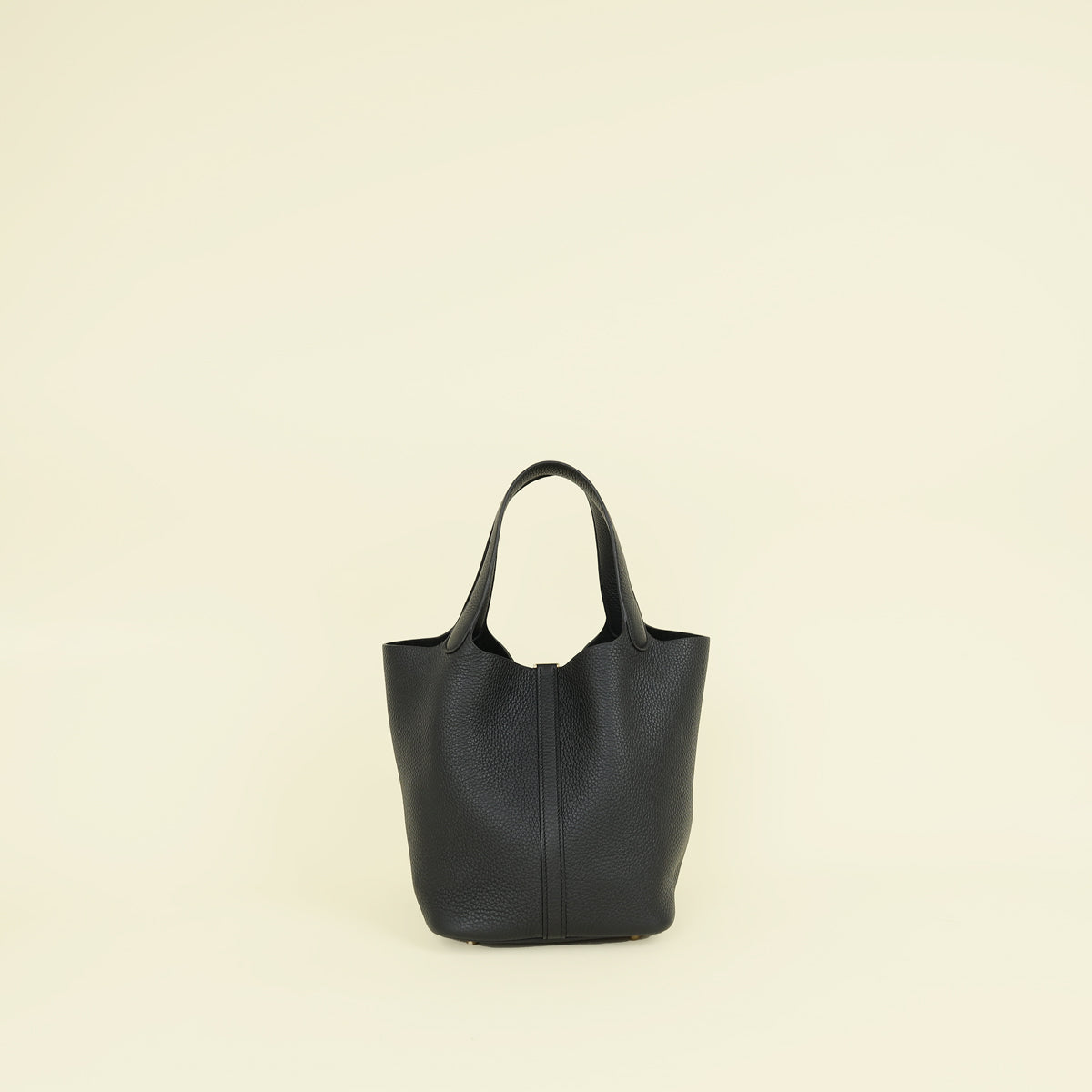 Hermes Noir Picotin Lock 22 Bag