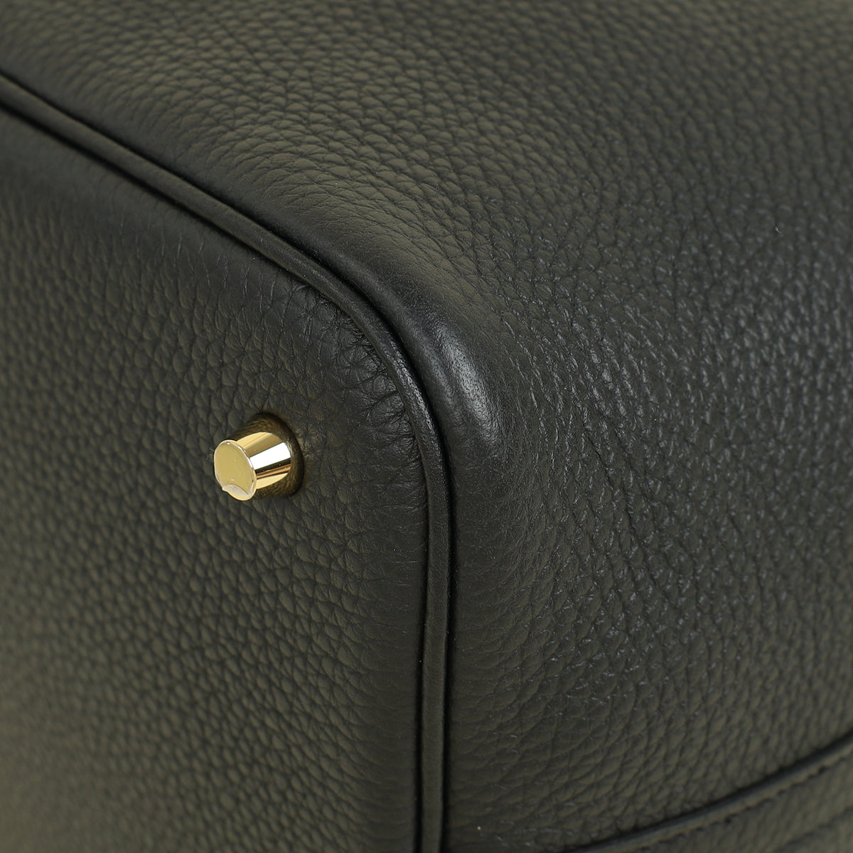 Hermes Noir Picotin Lock 22 Bag