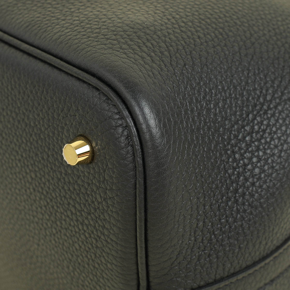 Hermes Noir Picotin Lock 22 Bag