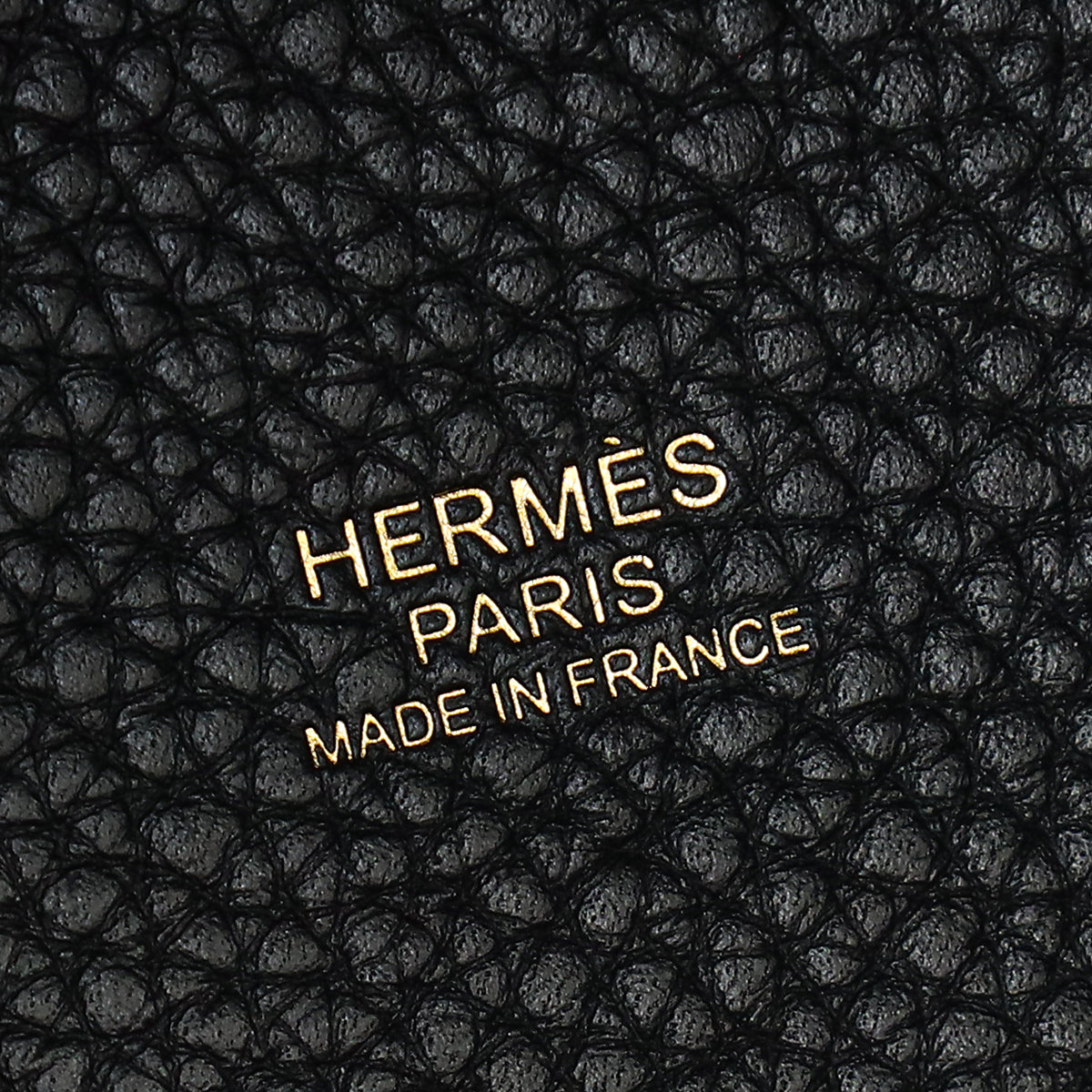 Hermes Noir Picotin Lock 22 Bag