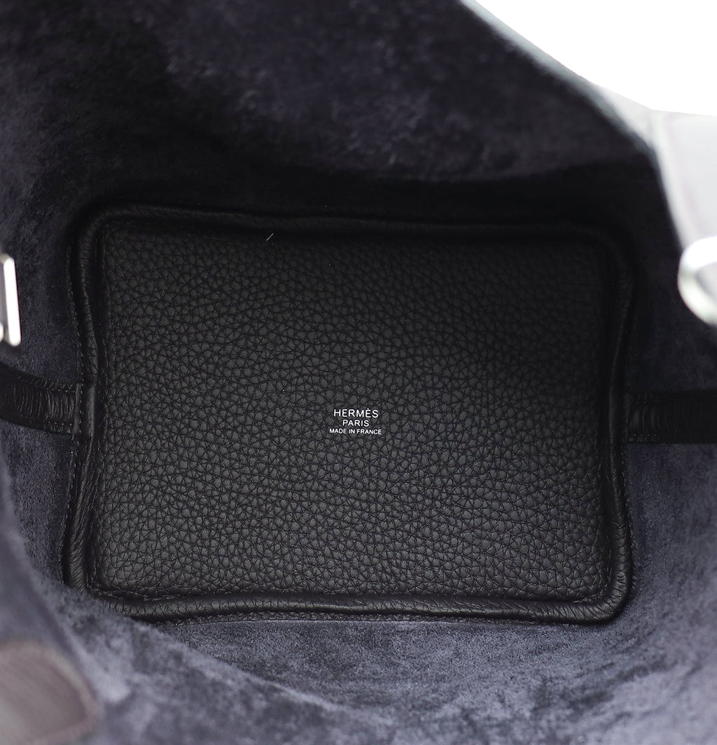 Hermes Ebene Picotin Lock 18 Bag