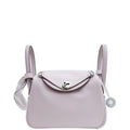 Hermes Mauve Pale Hermes Verso Mini Lindy Bag