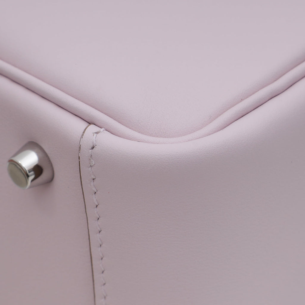 Hermes Mauve Pale Hermes Verso Mini Lindy Bag