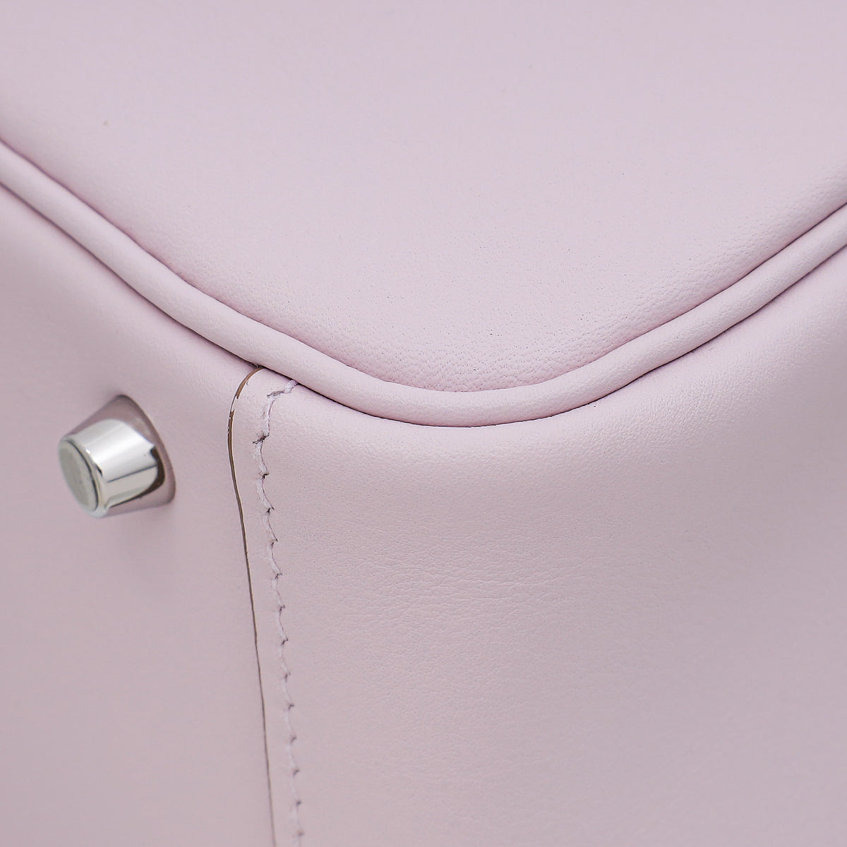 Hermes Mauve Pale Hermes Verso Mini Lindy Bag