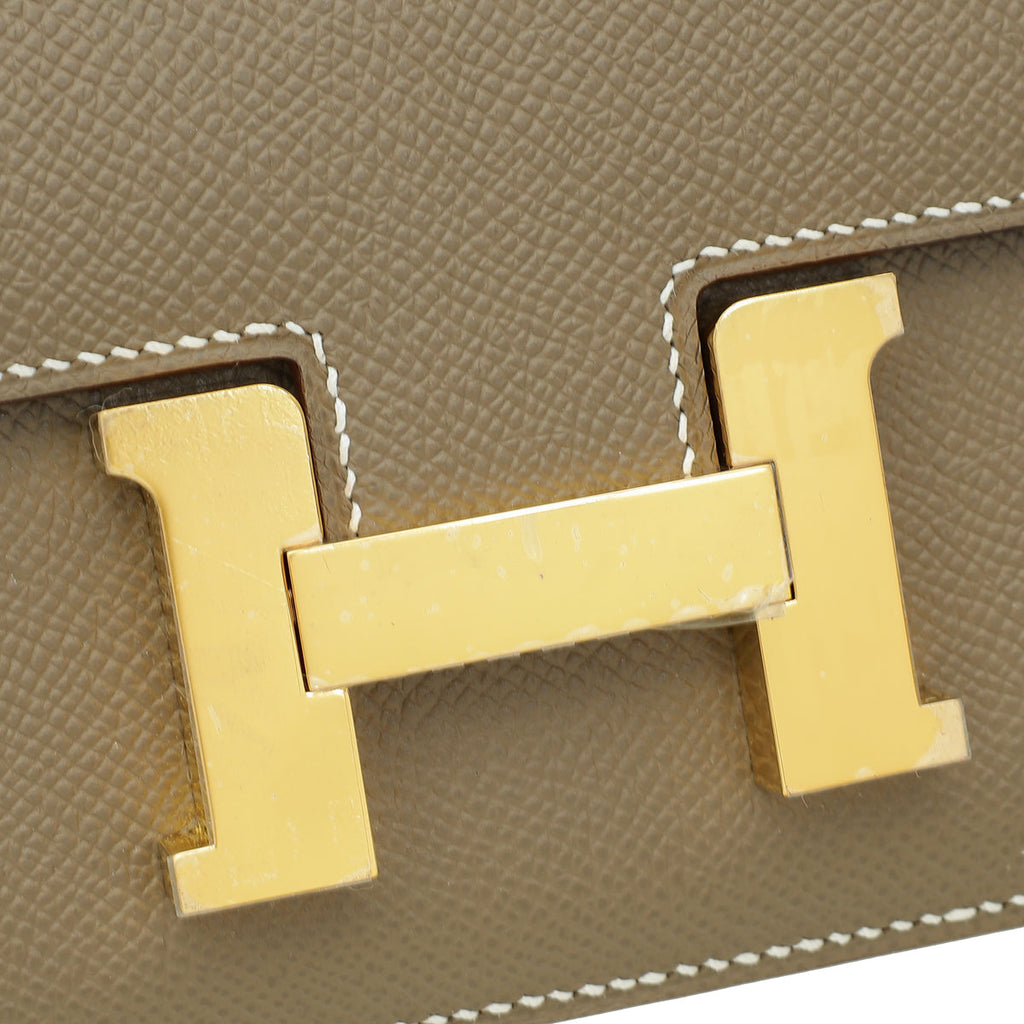 Hermes Etoupe New Constance Elan Bag