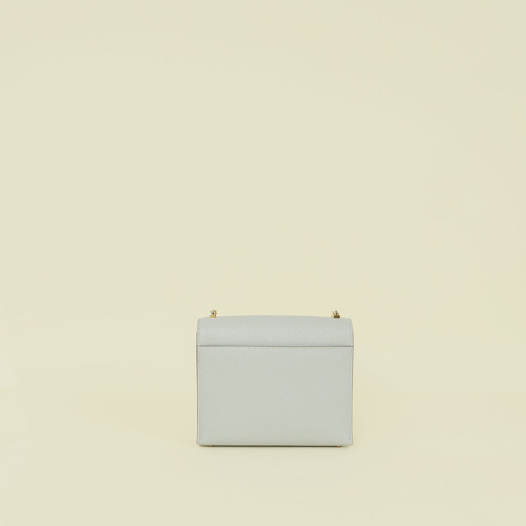 Hermes Gris Perle Mini Verrou Chaine Bag