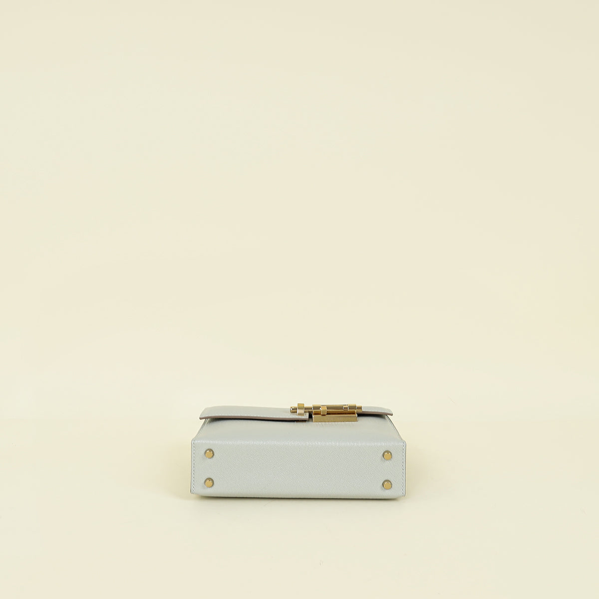 Hermes Gris Perle Mini Verrou Chaine Bag