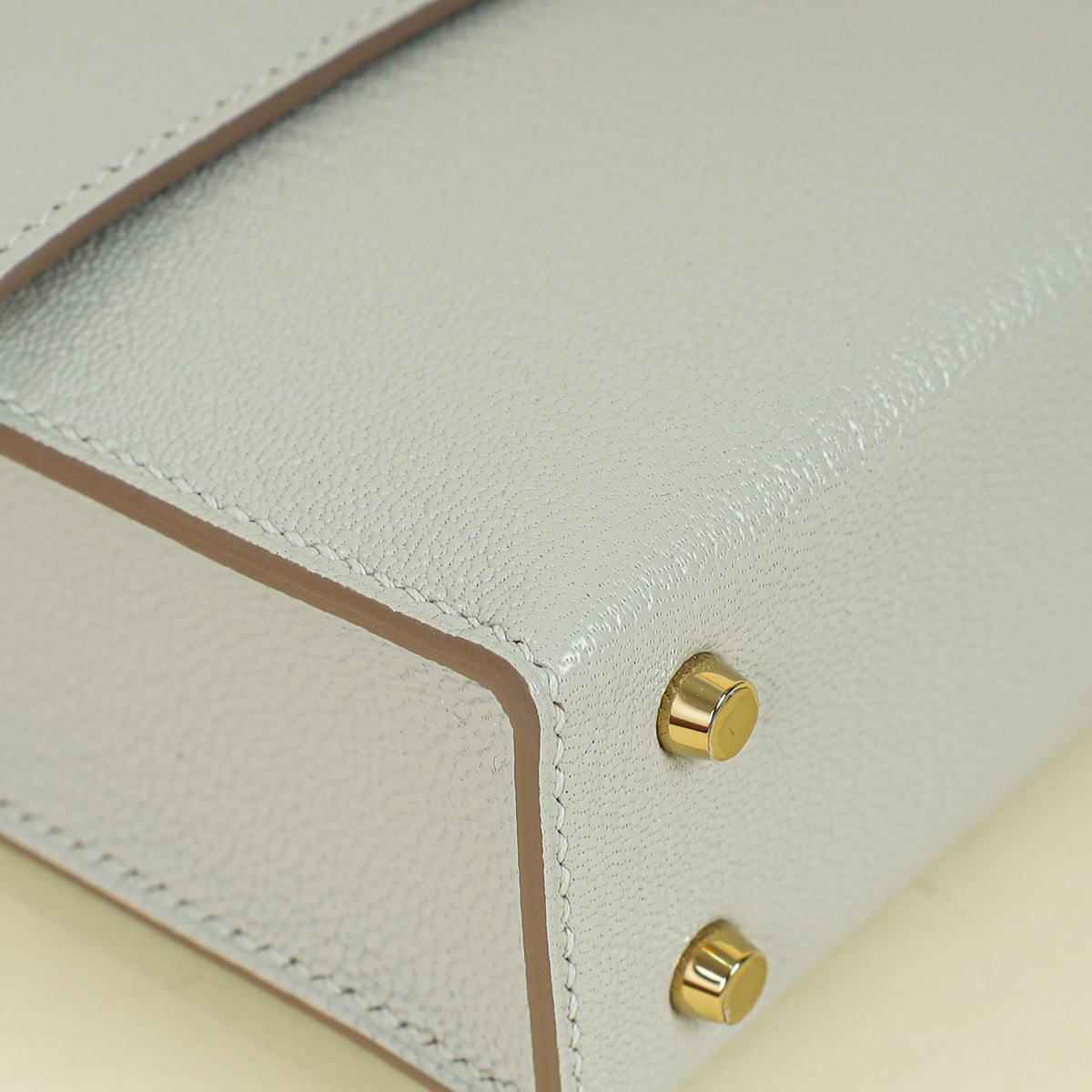 Hermes Gris Perle Mini Verrou Chaine Bag
