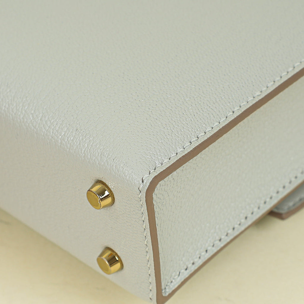 Hermes Gris Perle Mini Verrou Chaine Bag