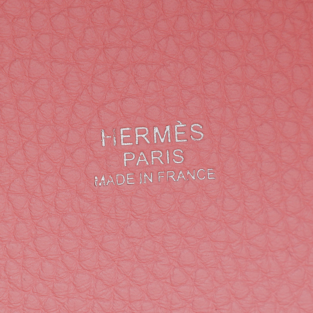 Hermes Rose Sakura Picotin Lock 18 Bag