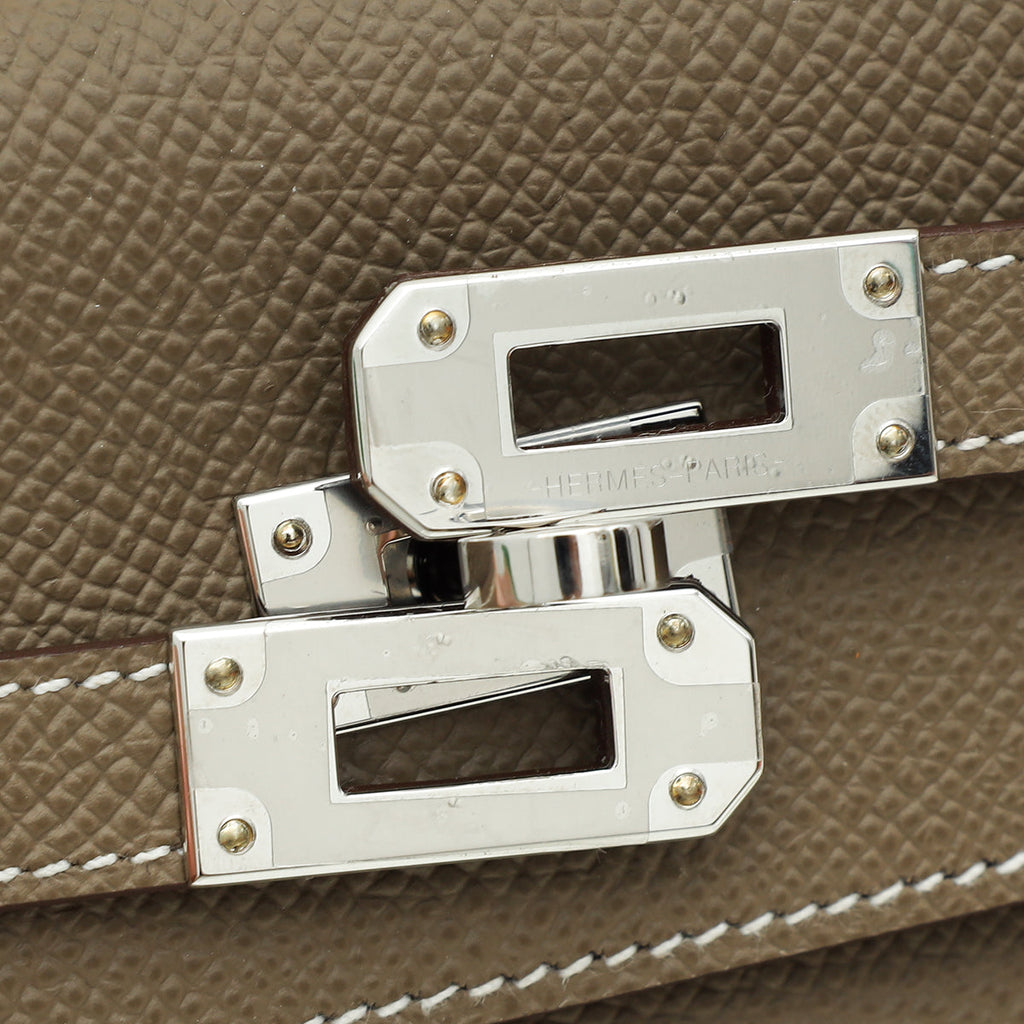 Hermes Etoupe Kelly Classic Wallet