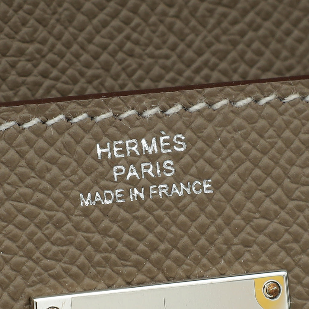 Hermes Etoupe Kelly Classic Wallet