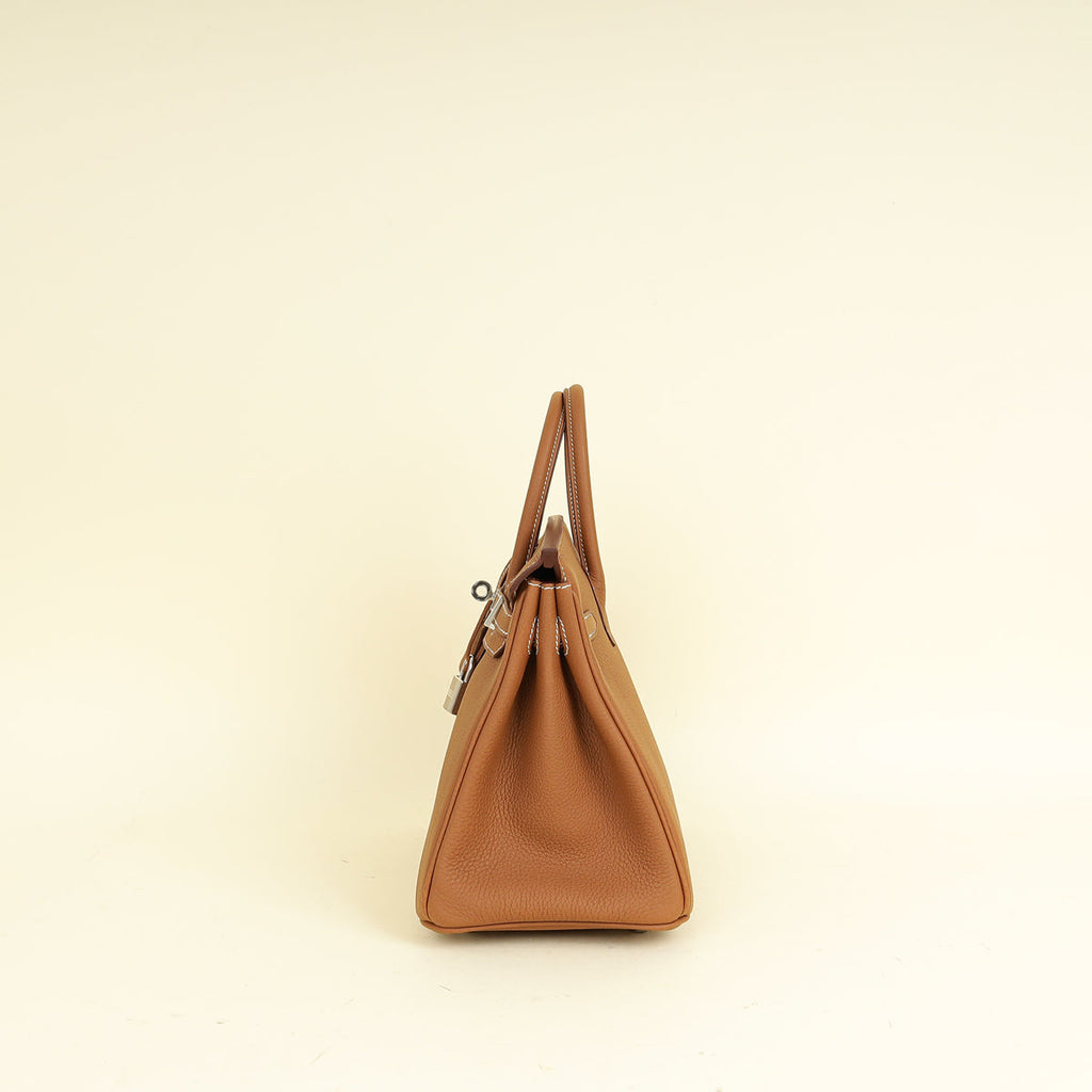 Hermes Gold Birkin 25 Bag