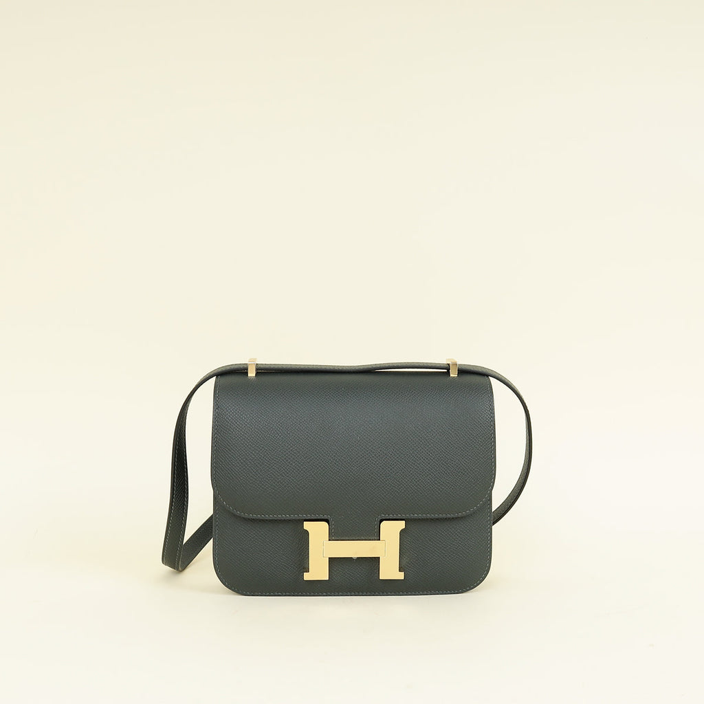 Hermes Vert Anglais Constance III Mini Bag