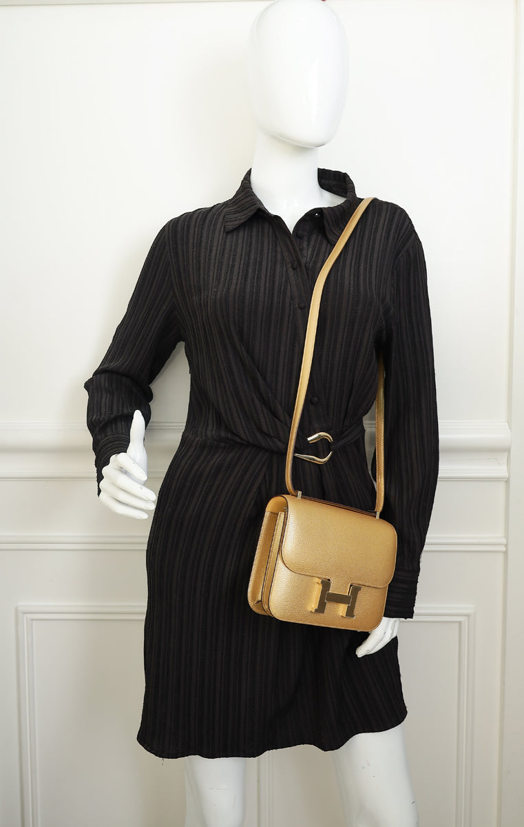 Hermes Dore Constance III 18 Mini Bag Ltd. Ed.