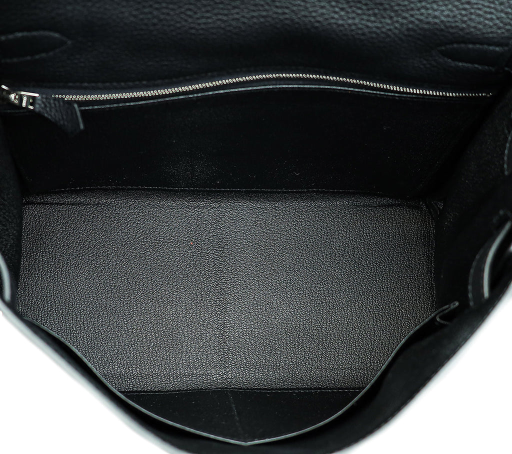Hermes Noir Retourne Kelly 28 Bag