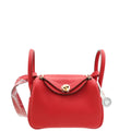 Hermes Vermillon Mini Lindy Bag