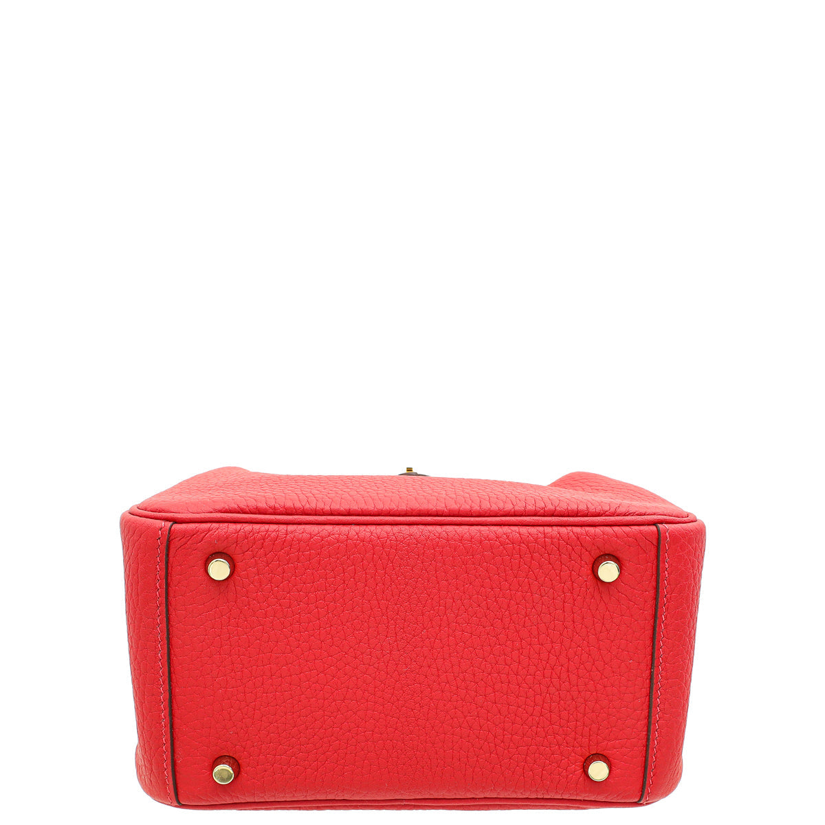 Hermes Vermillon Mini Lindy Bag