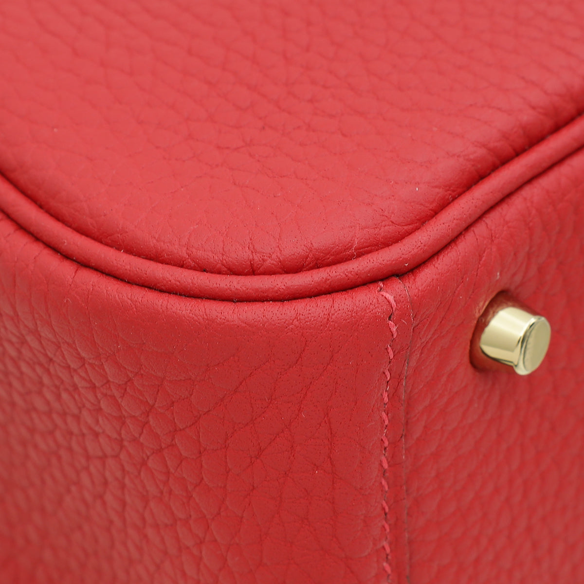 Hermes Vermillon Mini Lindy Bag