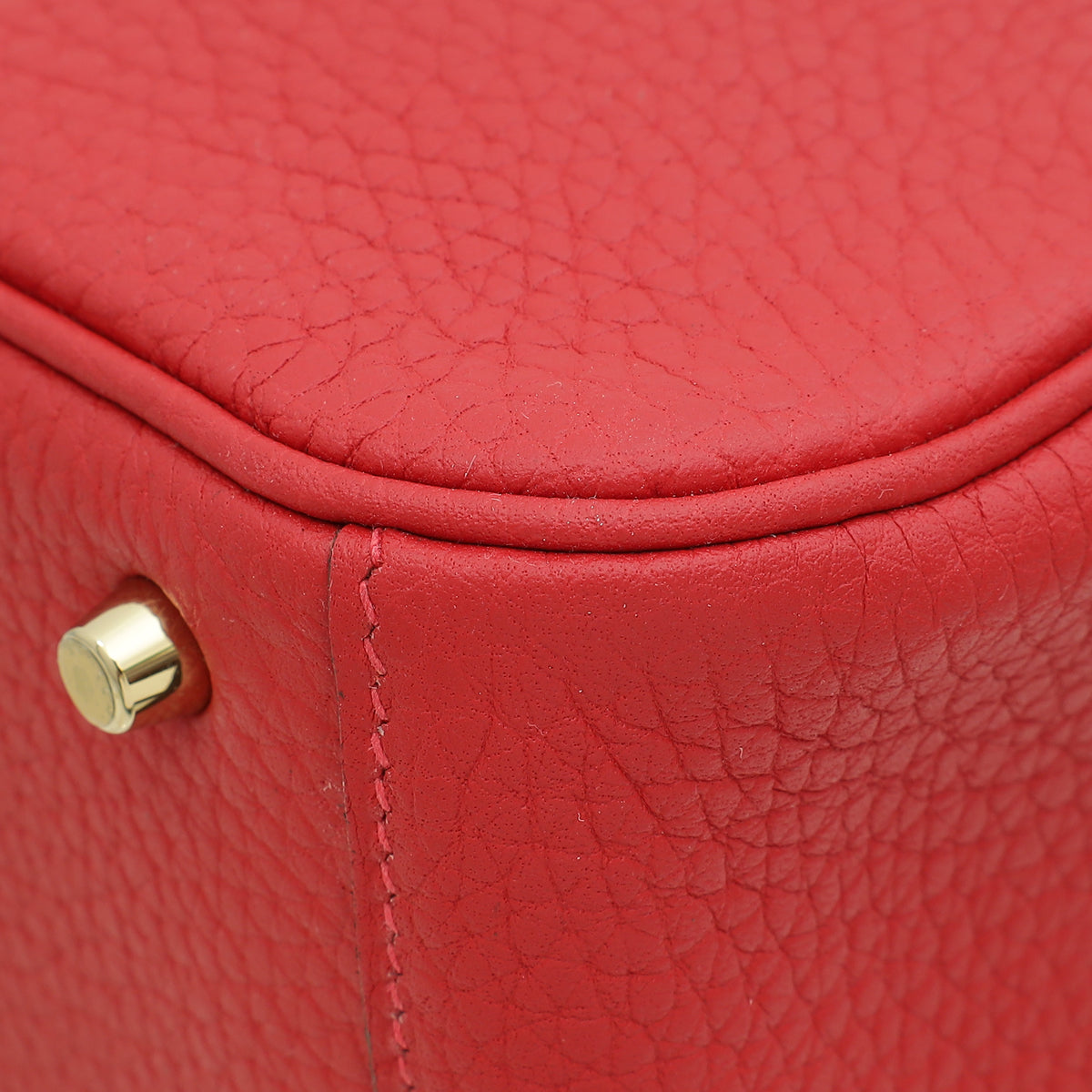 Hermes Vermillon Mini Lindy Bag