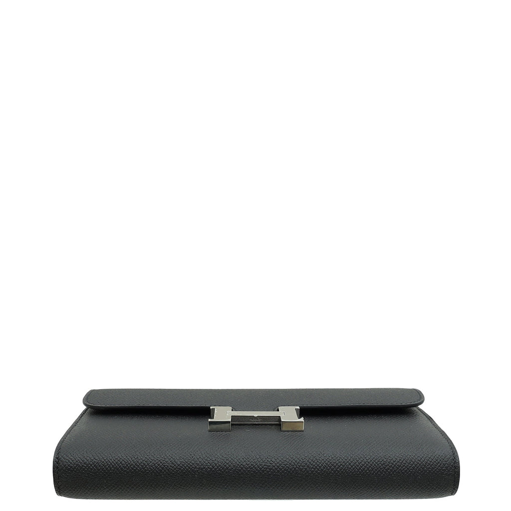 Hermes Noir Constance To Go Wallet