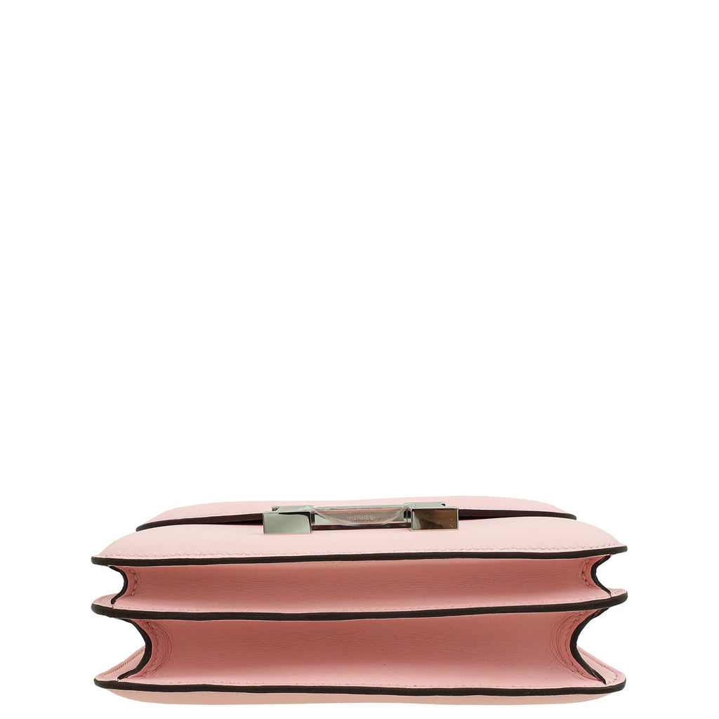 Hermes Rose Sakura Constance III Mini Re-Edition Bag