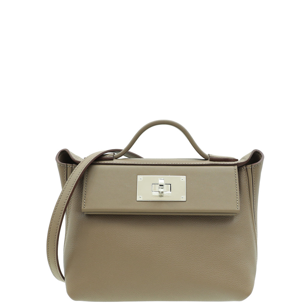 Hermes Etoupe 24/24 Mini Bag